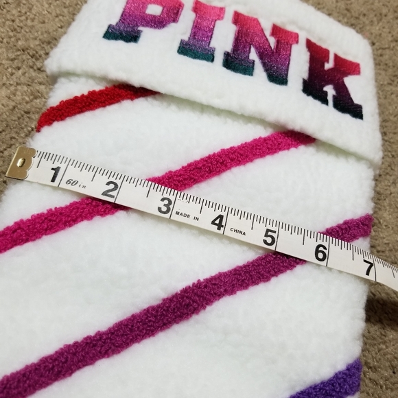 NIP PINK VS Rainbow Stripped Stocking - Picture 5 of 6
